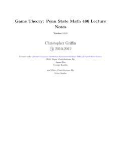 game theory pdf|Lecture Notes on Game Theory .